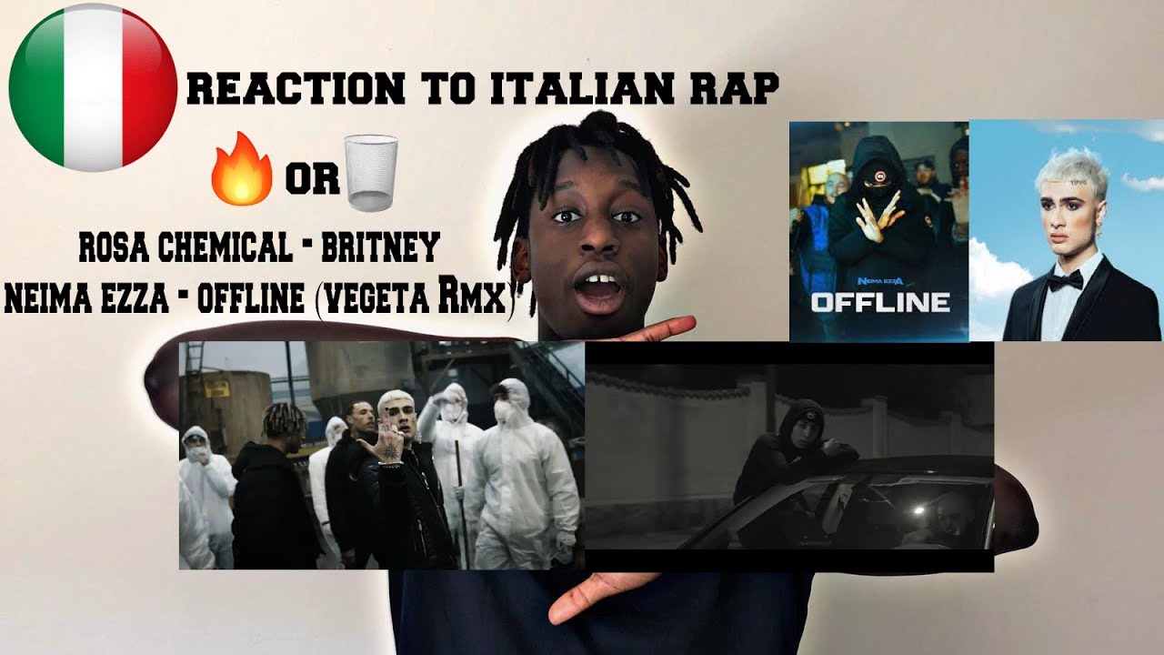 REACTION TO Rosa Chemical - britney ;-) ft. MamboLosco, Radical / Neima Ezza - Offline (Végéta rmx)