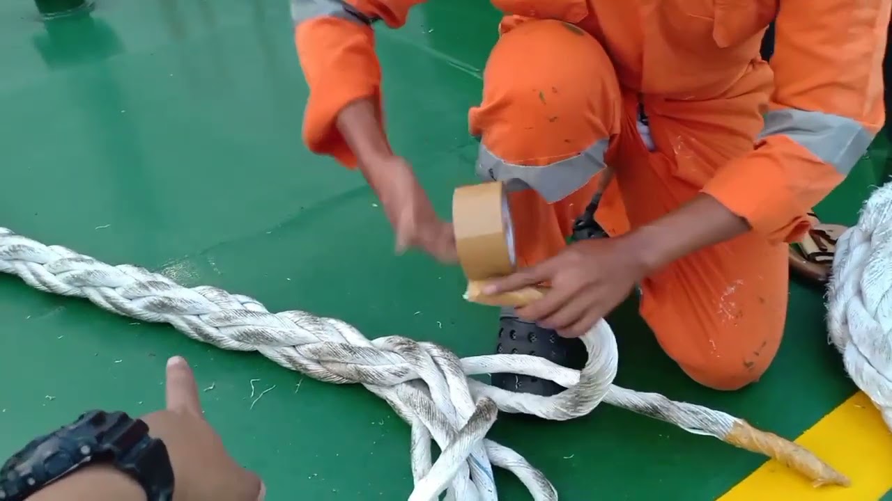 Mooring Rope 8 Strand Eye Splice