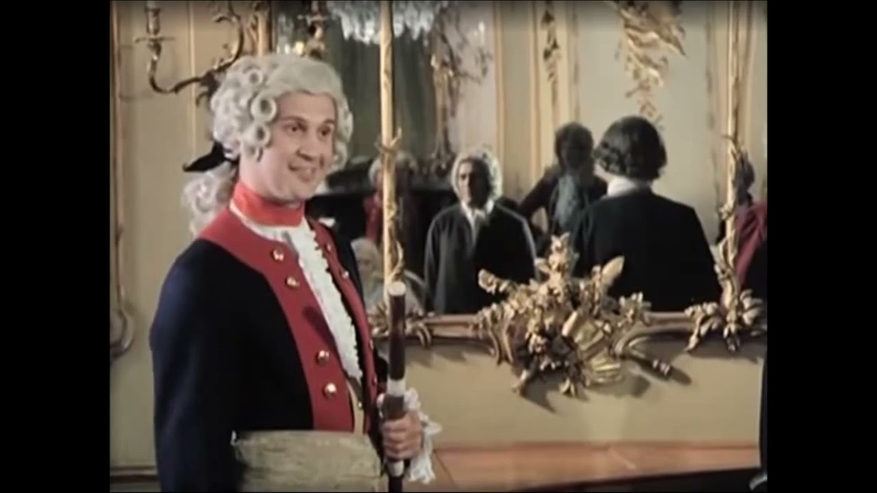 Frederick the Great meets Johann Sebastian Bach. English/Spanish subtitles