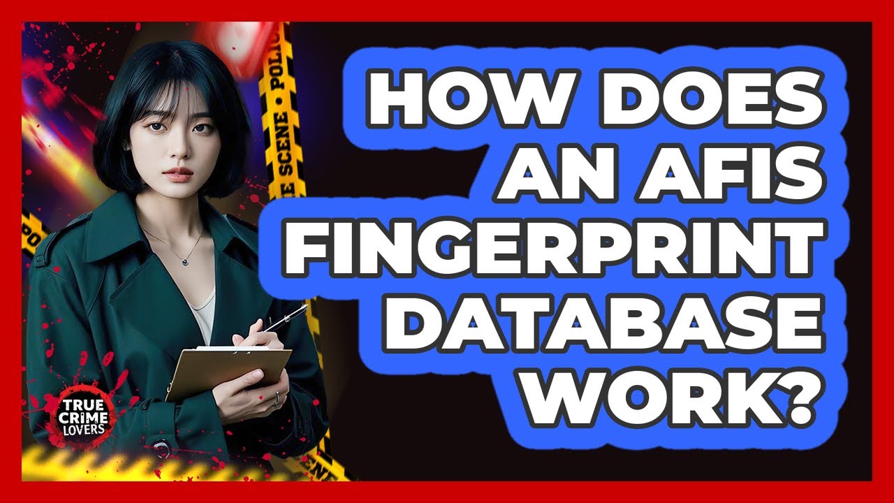 How Does An AFIS Fingerprint Database Work?