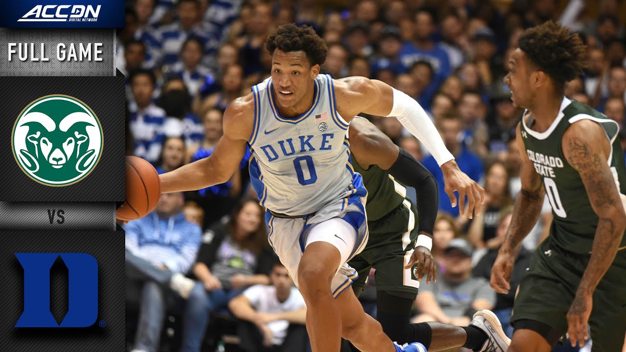 Colorado State vs. Duke Full Game | 2019-20 ACC Men's Basketball