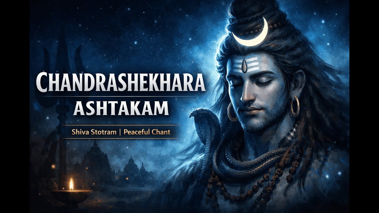 Chandrashekhara Ashtakam (श्री चन्द्रशेखराष्टकम्) | Shiva Bhajan | Divine Chant