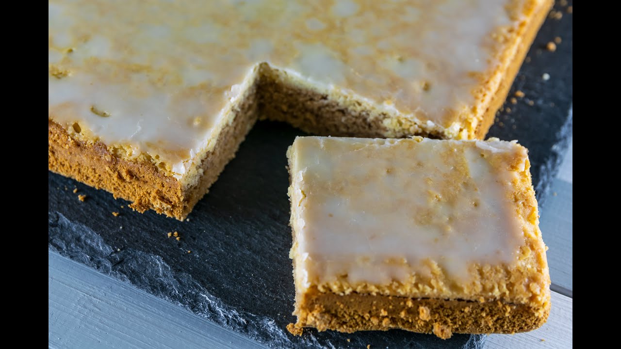 Gewürzschnitte, Blechkuchen, Gewürzkuchen, Schnitte selber Backen