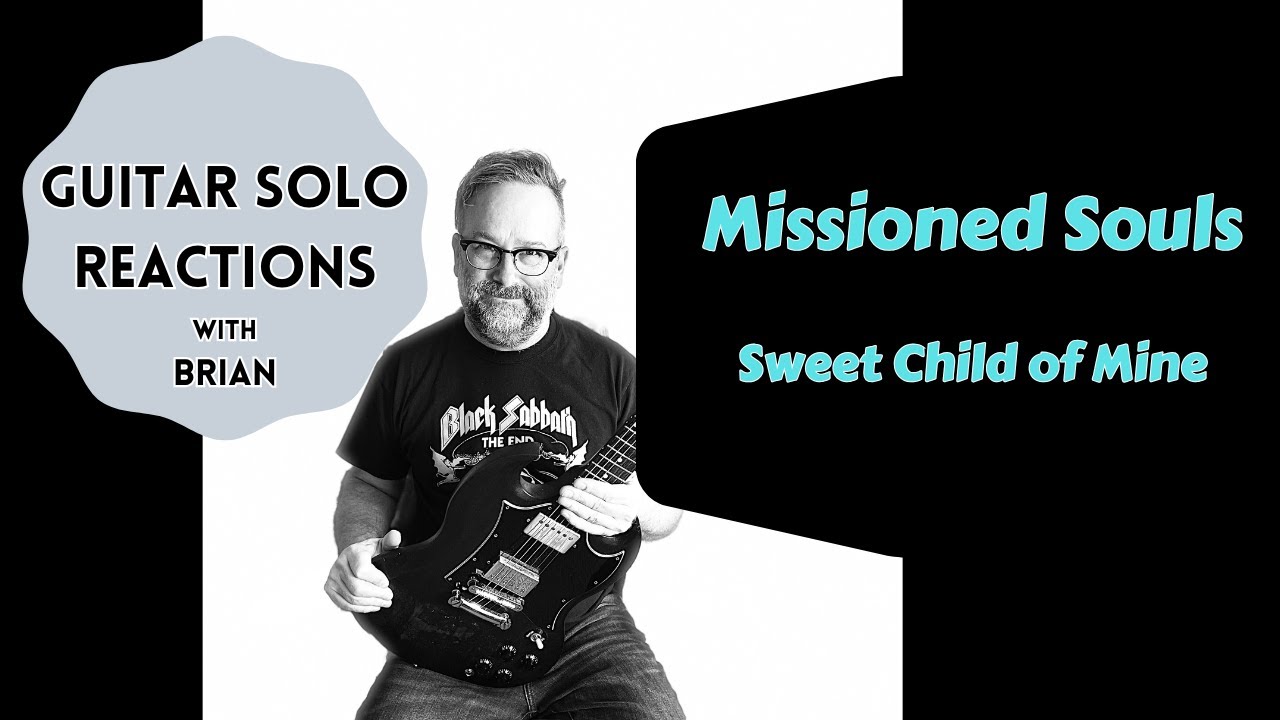 РЕАКЦИИ НА ГИТАРНОЕ СОЛО ~ MISSIONED SOULS ~ Sweet Child Of Mine #missionedsouls #gunsnroses #slash