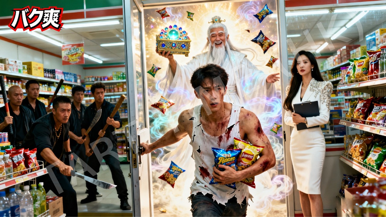 チンピラに店を壊され、男が絶望の中で扉を開けると仙境へ、菓子で億の宝を得て逆転！