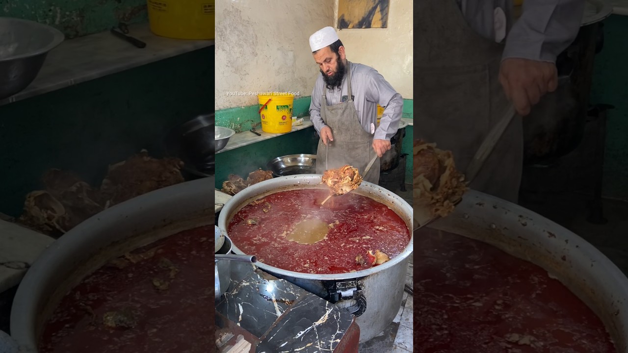 Heads & Legs Fry For 12 Hours - Sheikh Siri Paye Peshawar - Early Morning Breakfast #streetfood