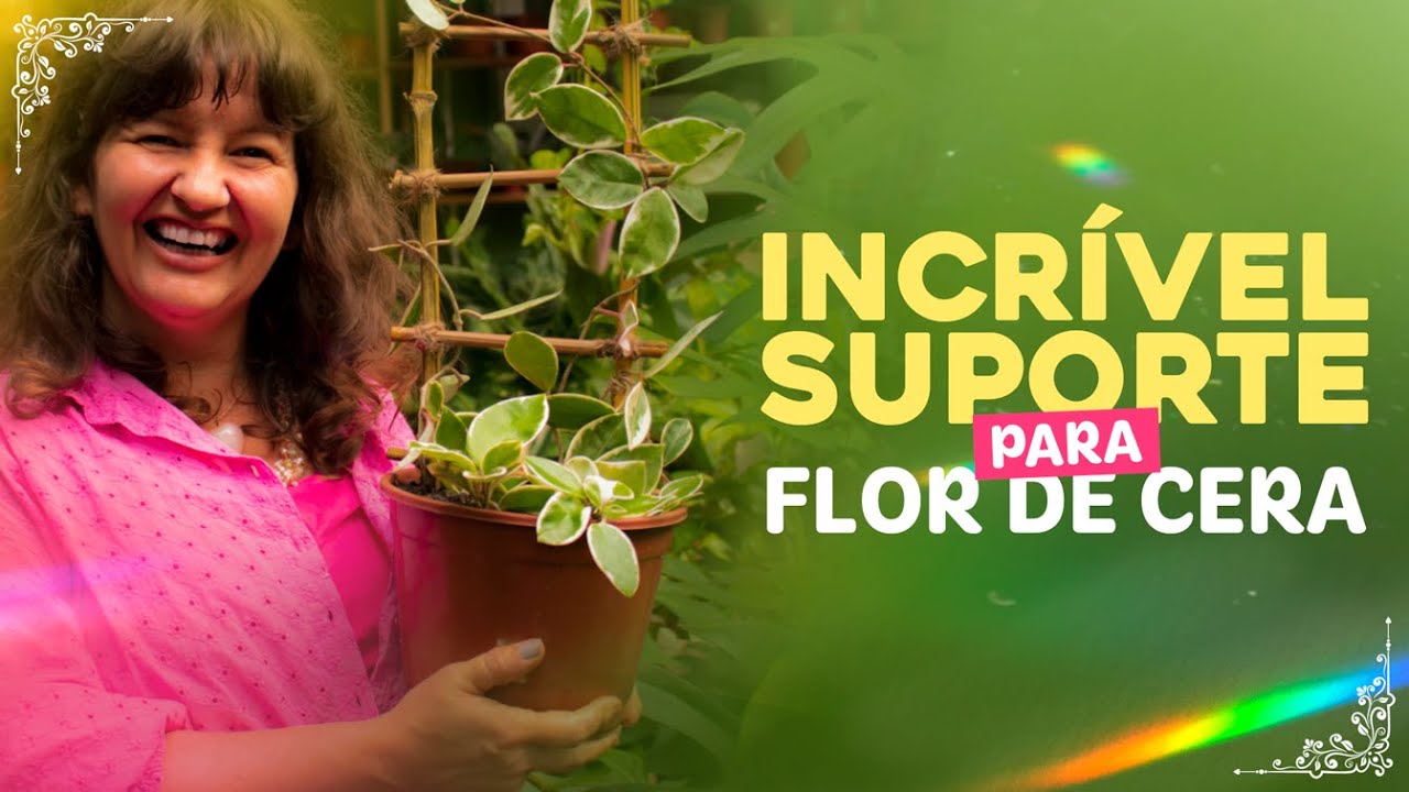 INCRÍVEL SUPORTE para FLOR DE CERA I Flor de Camomyla