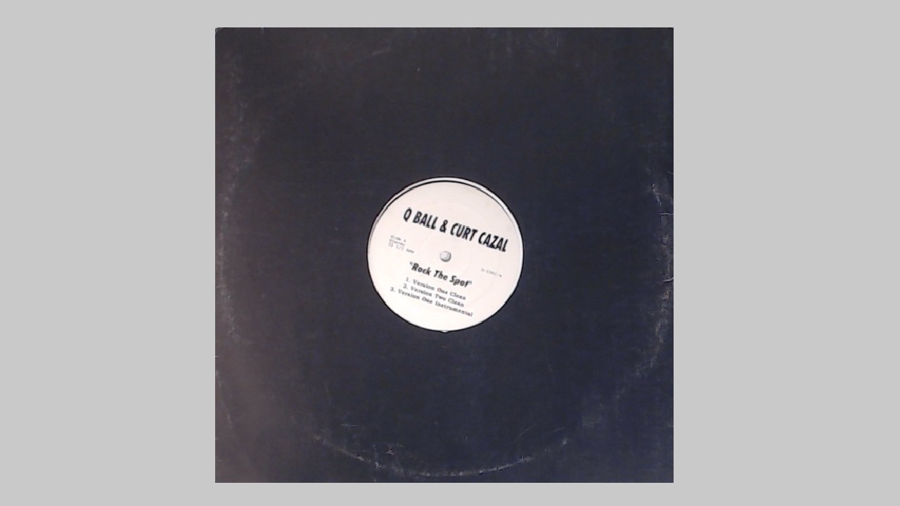 Q-Ball & Curt Cazal - Rock The Spot (Version One Clean) - 1995 D&D Records - QNC - 12