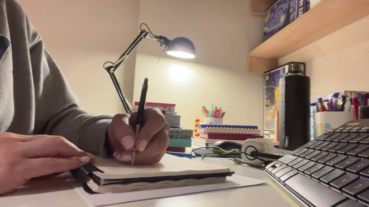 late night desk diary🌙 25 min write with me (no music)