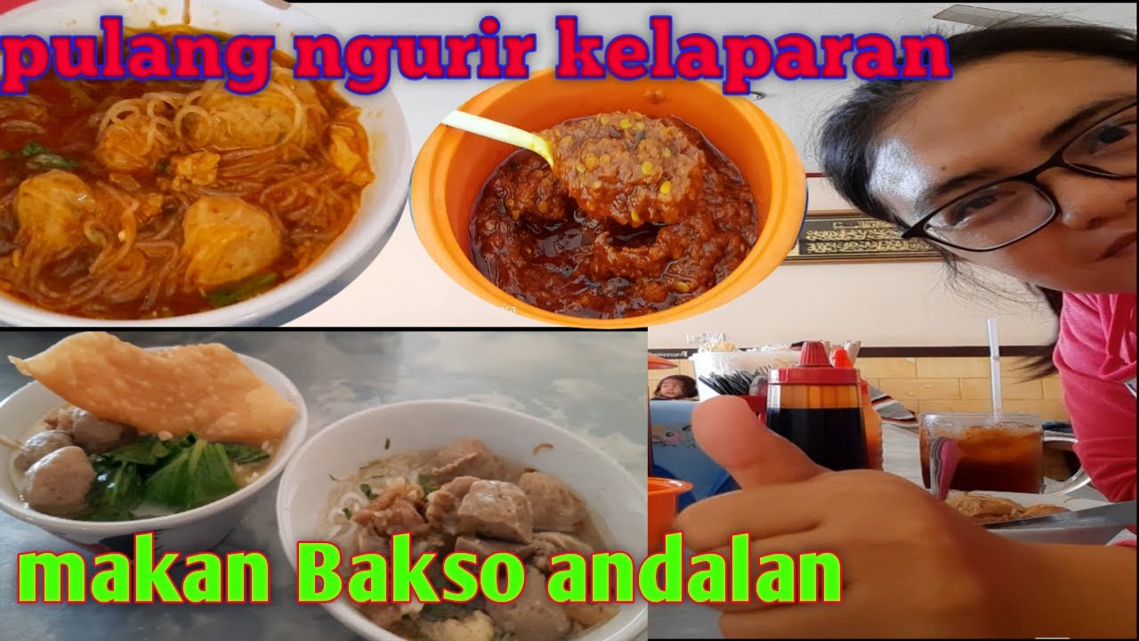 Makan Bakso setelah pulang ngurir