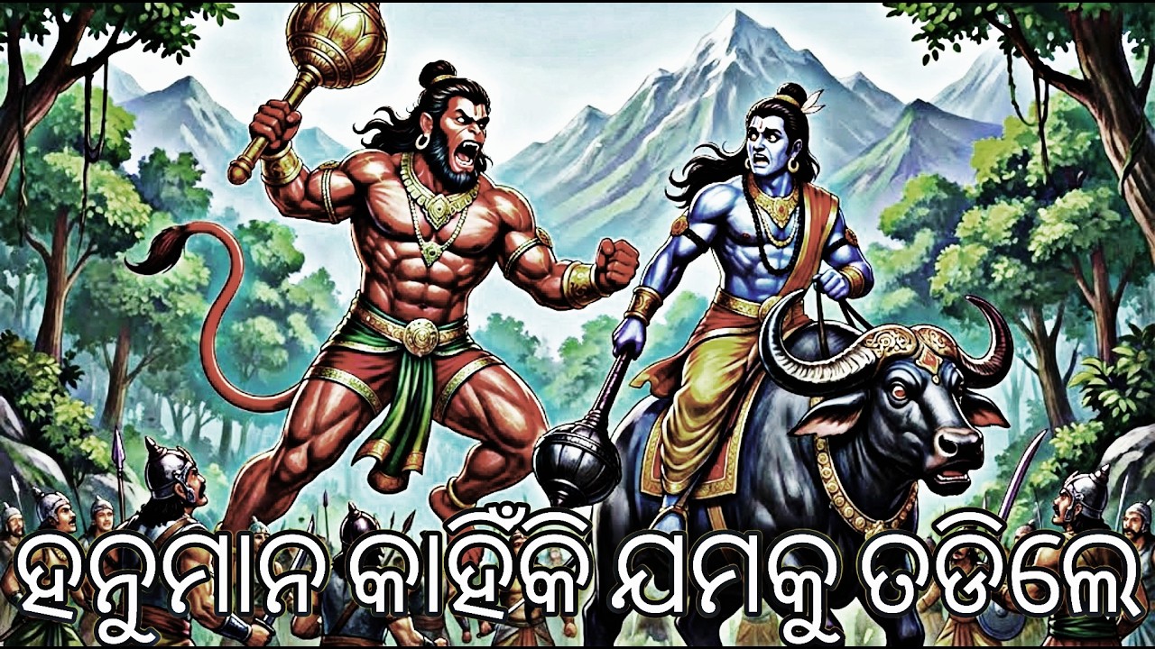 Odia Bhakti Stories /ହନୁମାନ କାହିଁକି ଯମକୁ ତଡିଲେ /Hanuman kahinki jamku tadile/Odia katha