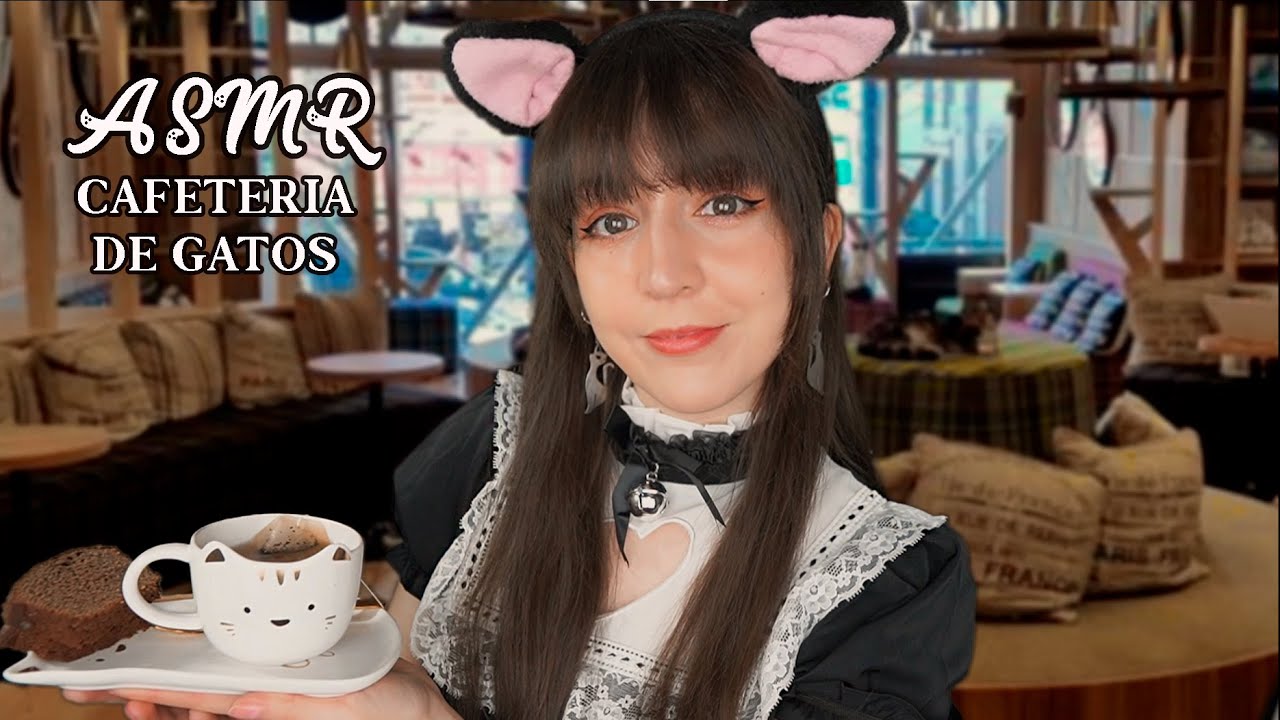 ⭐ASMR Cat Cafe [Sub] Ролевая игра Мягкая речь