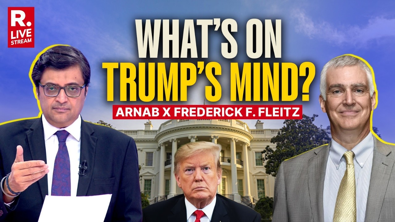 Iran War LIVE: Arnab Exclusive With Former Trump Insider Frederick H. Fleitz