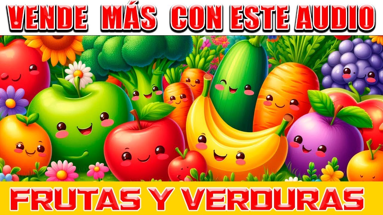 Spot con Voz Atractiva para Vender FRUTAS Y VERDURAS