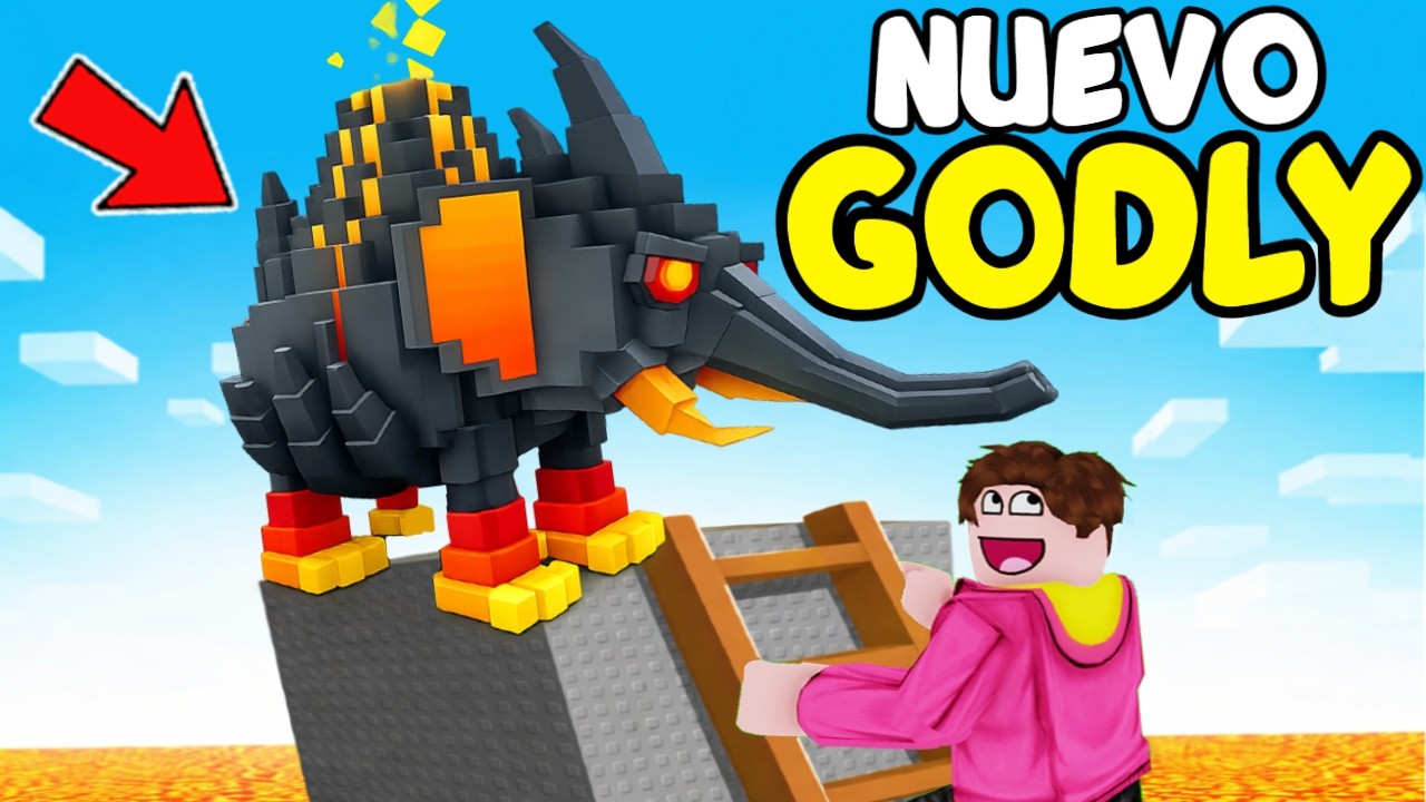 MAGMA LUCKY BLOCK y ELEFANTE LAVANTE Nuevo GODLY en Lunes de Magma🔥🐘