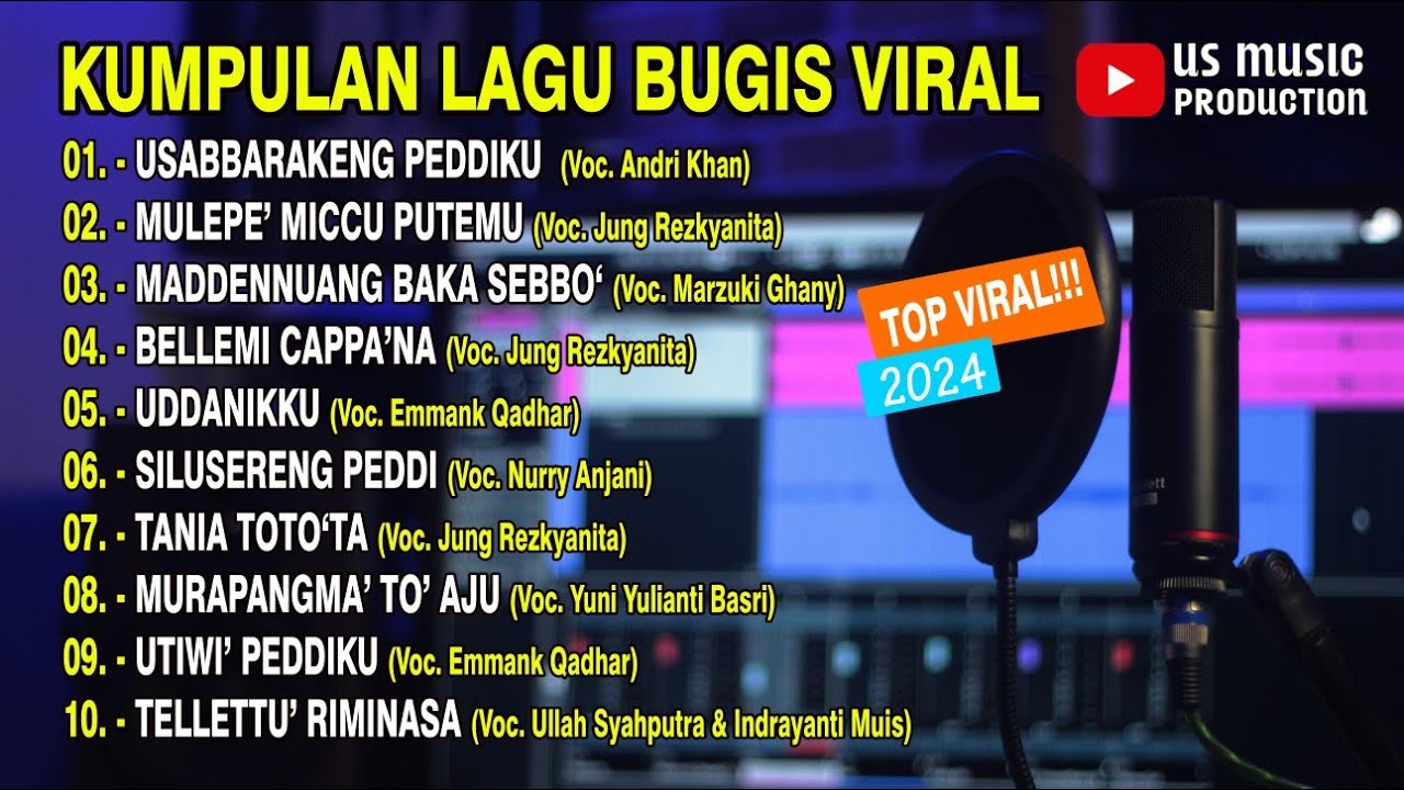 🔰 SELEKSI LAGU BUGIS VIRAL MASA KINI 2023-2024‼️Full Album Lagu Bugis Viral TikTok - US MUSIC