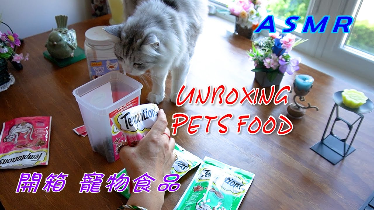 【ASMR Unboxing】 Unboxing Pets food (NO Talking NO Music) / 开箱  寵物食品