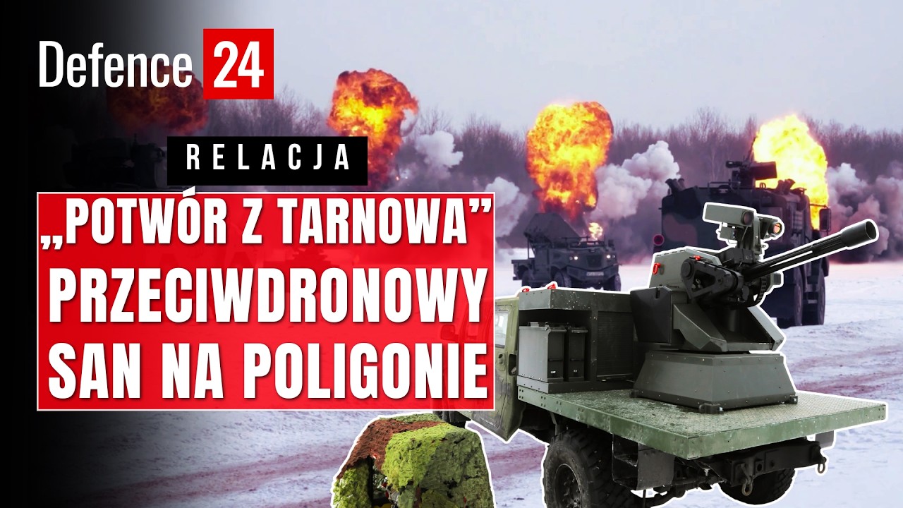 „Potwór z Tarnowa” zaryczał. Przeciwdronowy San na poligonie