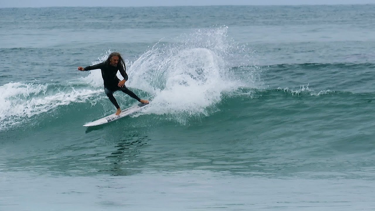 Stylish Rob Machado ripping up a secret spot in San Diego California 2024