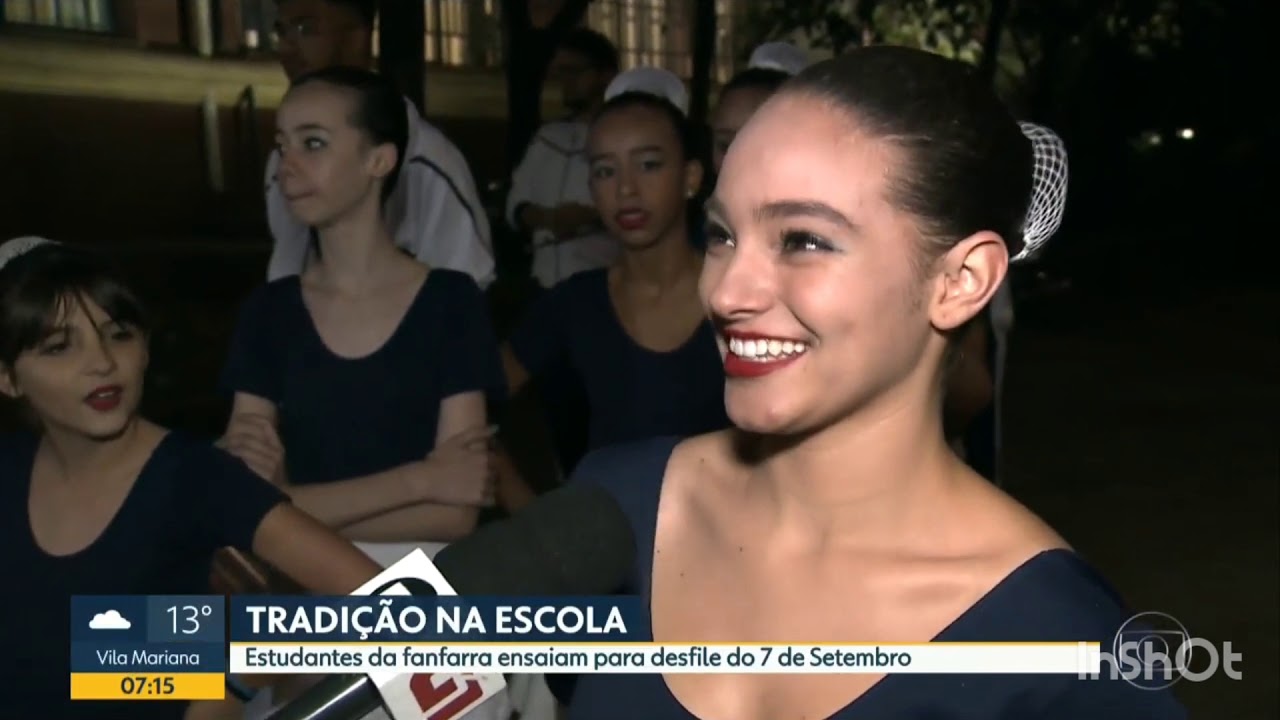 Reportagem Globo : Fanfarra E.E. Visconde de Itaúna 7 de Setembro de 2018