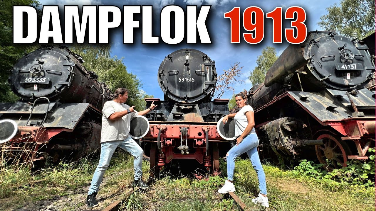 Dampflokfriedhof ein einzigartiges Eisenbahnmuseum der anderen Art  😲😲.... MEGANTISCH 🚂🚂🚂