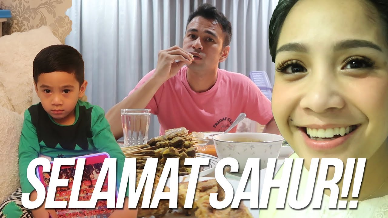 SAHUR PERTAMA BARENG ANAK ISTRI