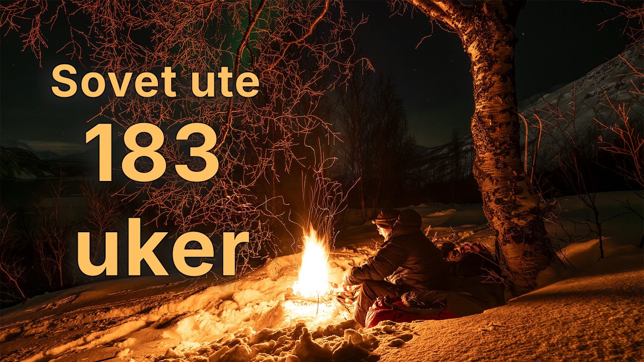 Har sovet ute hver uke i 3,5 år – derfor holder jeg fortsatt på