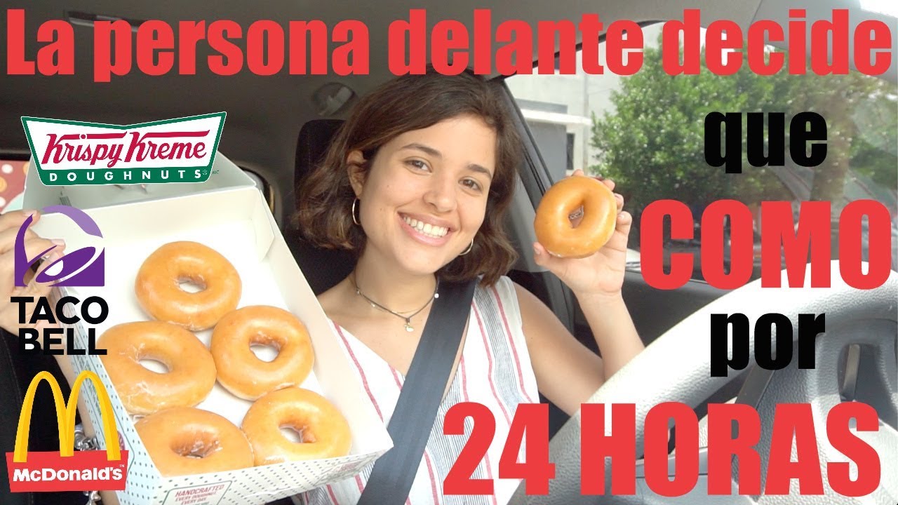 Letting the PERSON IN FRONT of Me DECIDE What I EAT For 24 HOURS!
