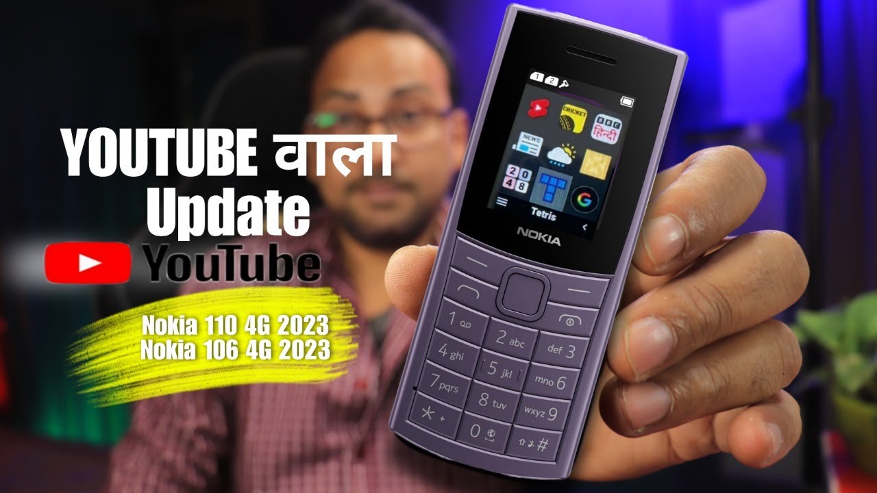 Nokia Keypad Mobile Me Youtube Kaise Chalaye💥Nokia 110 4G,Nokia 106 4G Software Update for Youtube