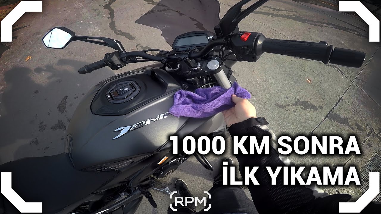 1.000 KM SONRA İLK YIKAMA - BAJAJ DOMİNAR D250 [RPM]