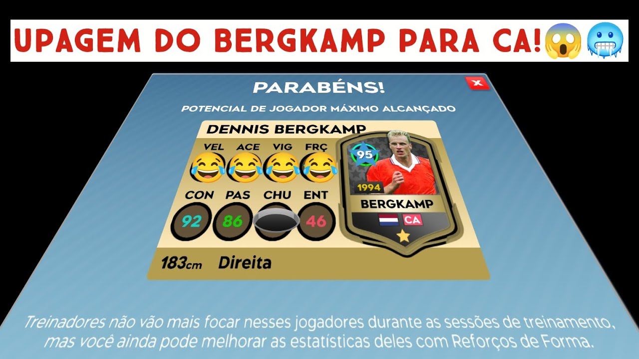 Upagem do Bergkamp no DLS 26! (Centroavante)