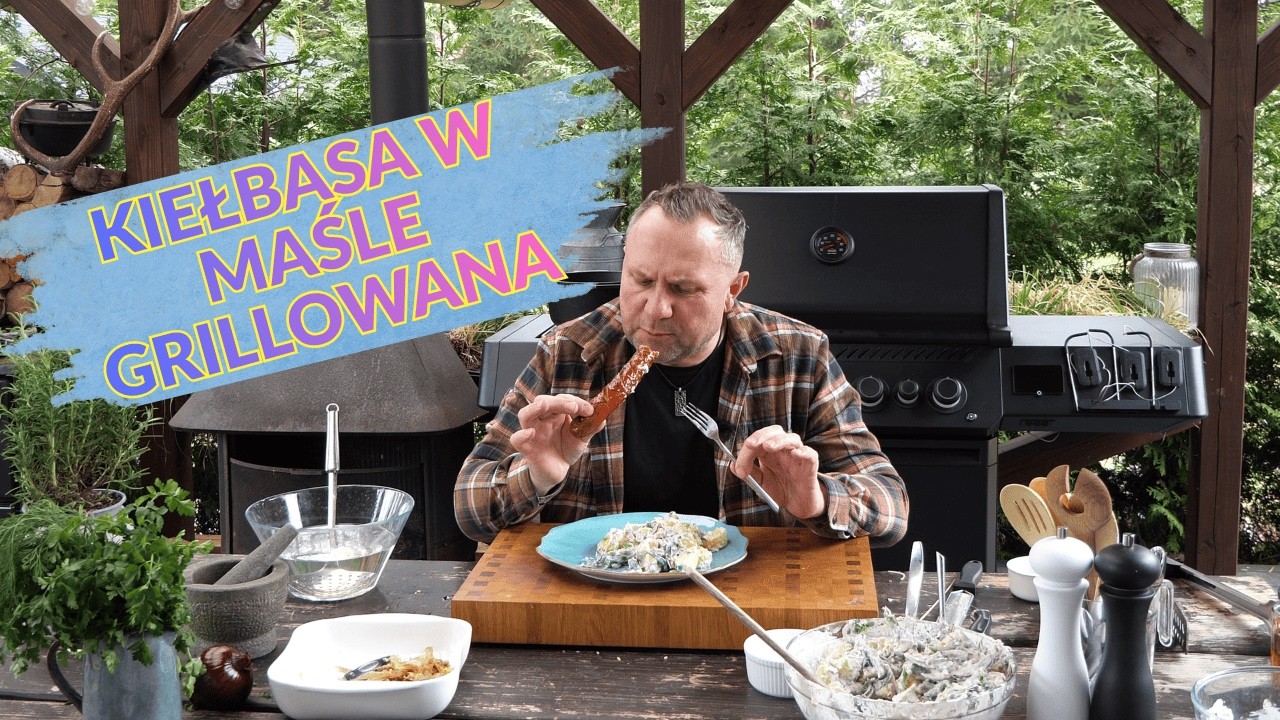 Sałatka kartoflana  z grillowaną kiełbasą / Oddaszfartucha