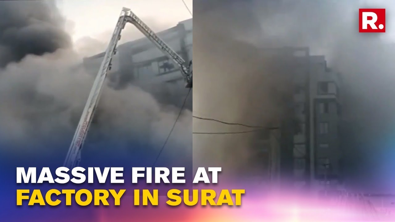 Surat: Major fire breaks out in packaging unit in Kadodara&rsquo;s Vareli; 2 dead, 125 rescued