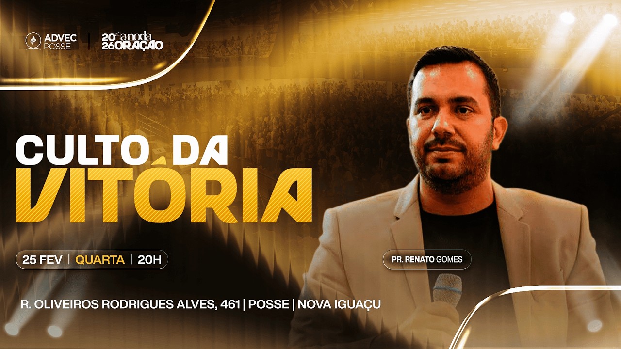 Culto da Vitória | Pr. Renato Gomes | 25/02/2026