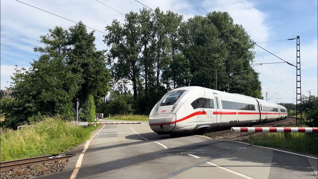 Railfanning at a train crossing in Germany 6/20/24