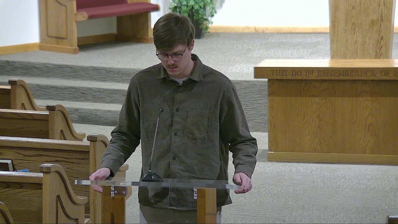 1/14/26 Wednesday Evening Worship: Old Testament Examples, Part 2