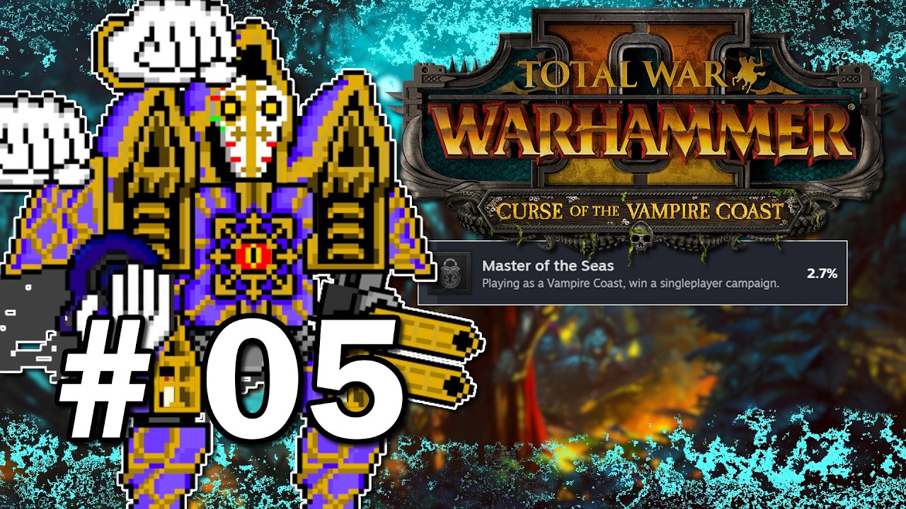 A Hermit Completes - Total War Warhammer 3: Vampire Coast 05 !discord