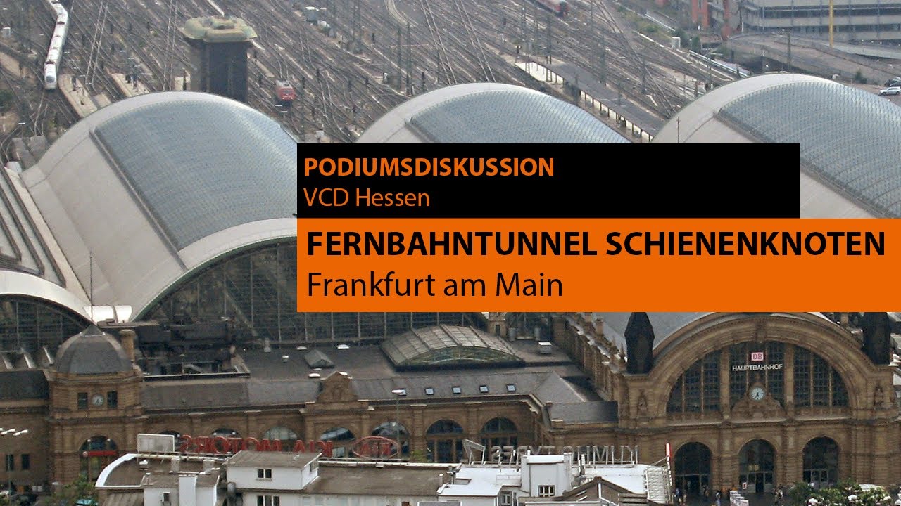 Fernbahntunnel Frankfurt: Podiumsdiskussion