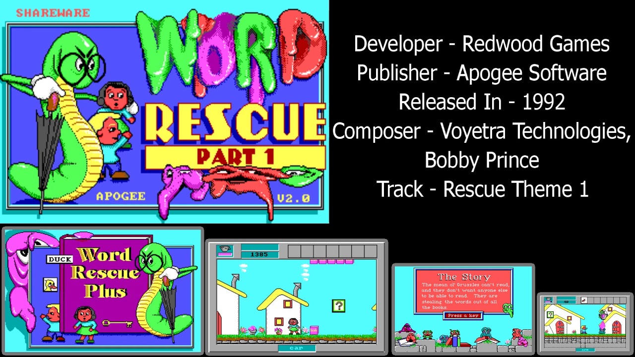 Word Rescue - Rescue Theme 1 (MS-DOS)