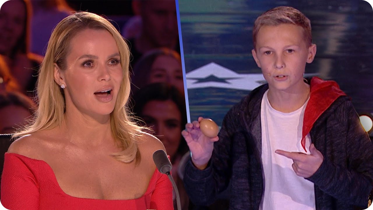 EGG-CELLENT mini magician Jasper Cherry and his CRACKING tricks! | Auditions | BGT 2020