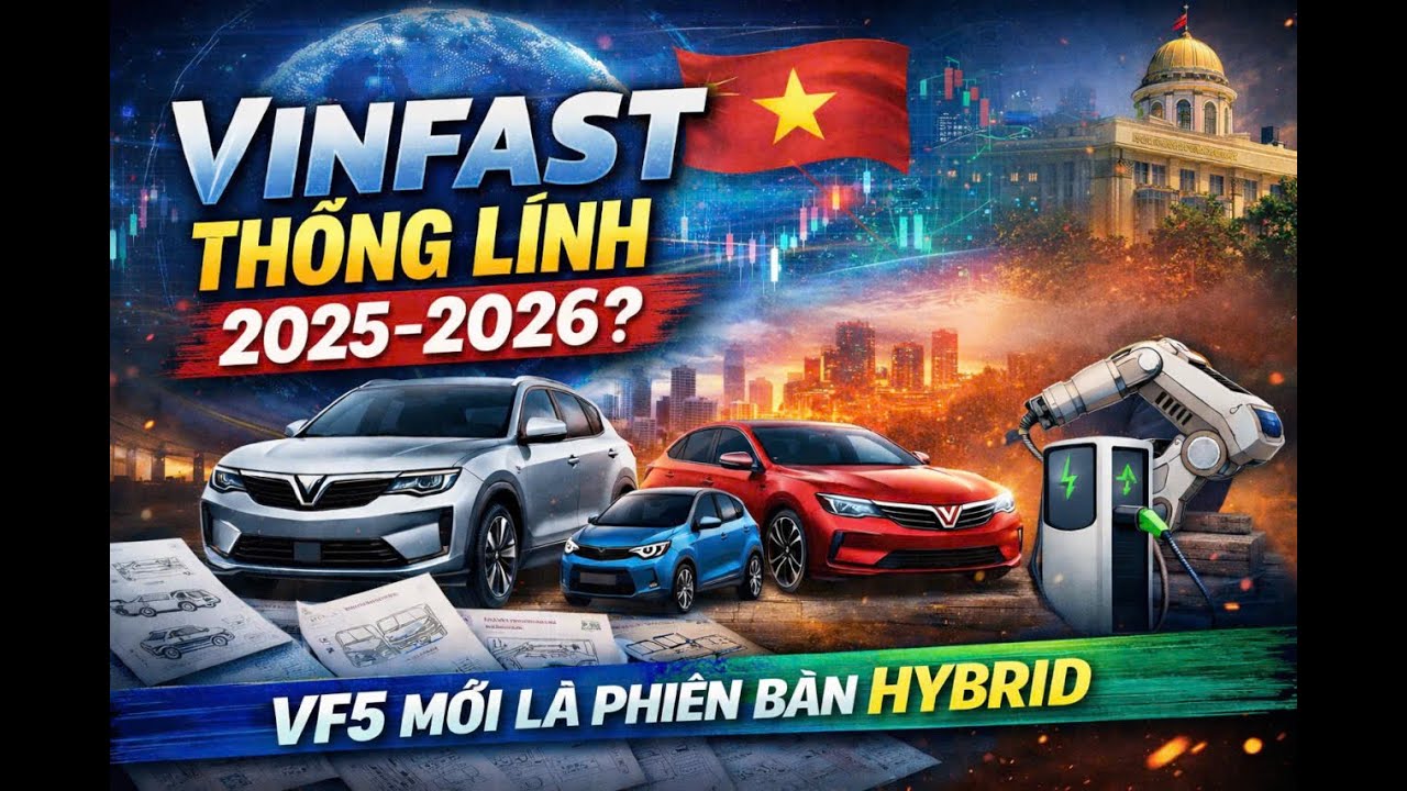 Thị phần số 1 chưa đủ! VinFast tung VF5 Hybrid – nước cờ sinh tử 2026? #vinfast #automobile #vf5