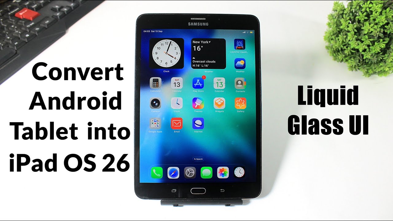 Convert Android Tablet into iPad 2025 | Best iPad Launcher For Android Tablet | iPadOS 26 Android