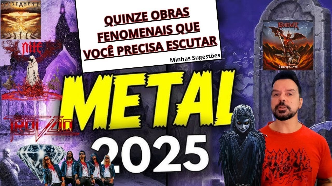 Quinze Grandes Obras do Metal | Além do Metal Clássico