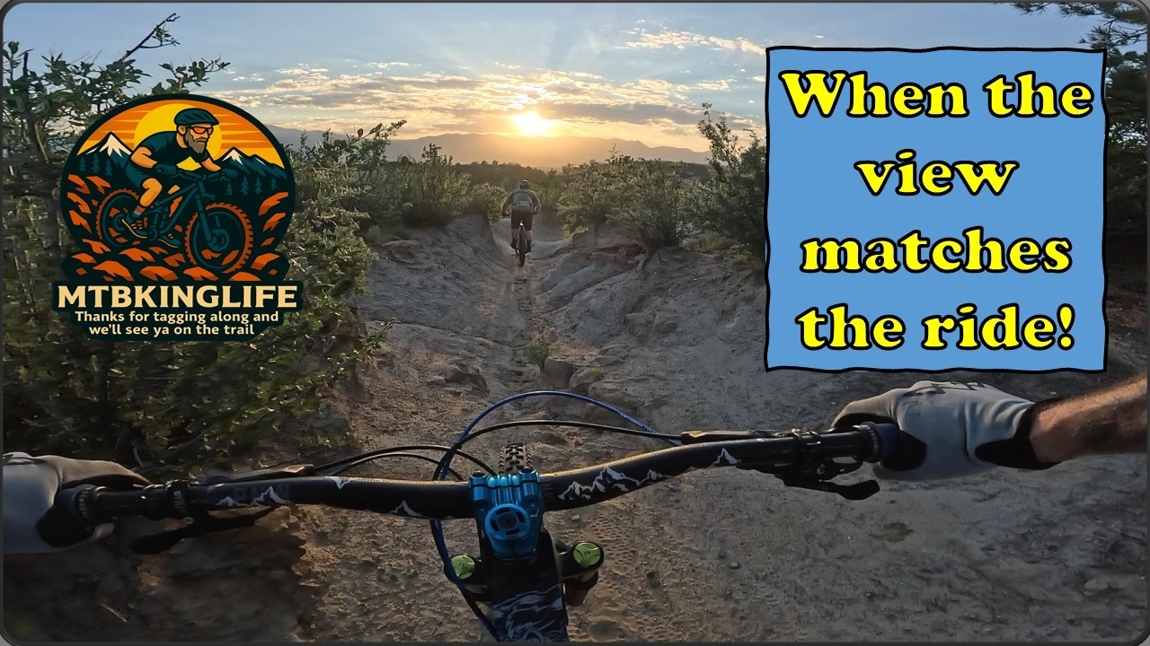 Over 55 Finding my MTB Life on an old favorite.  Familiar trails and a beautiful sunset never hurts.