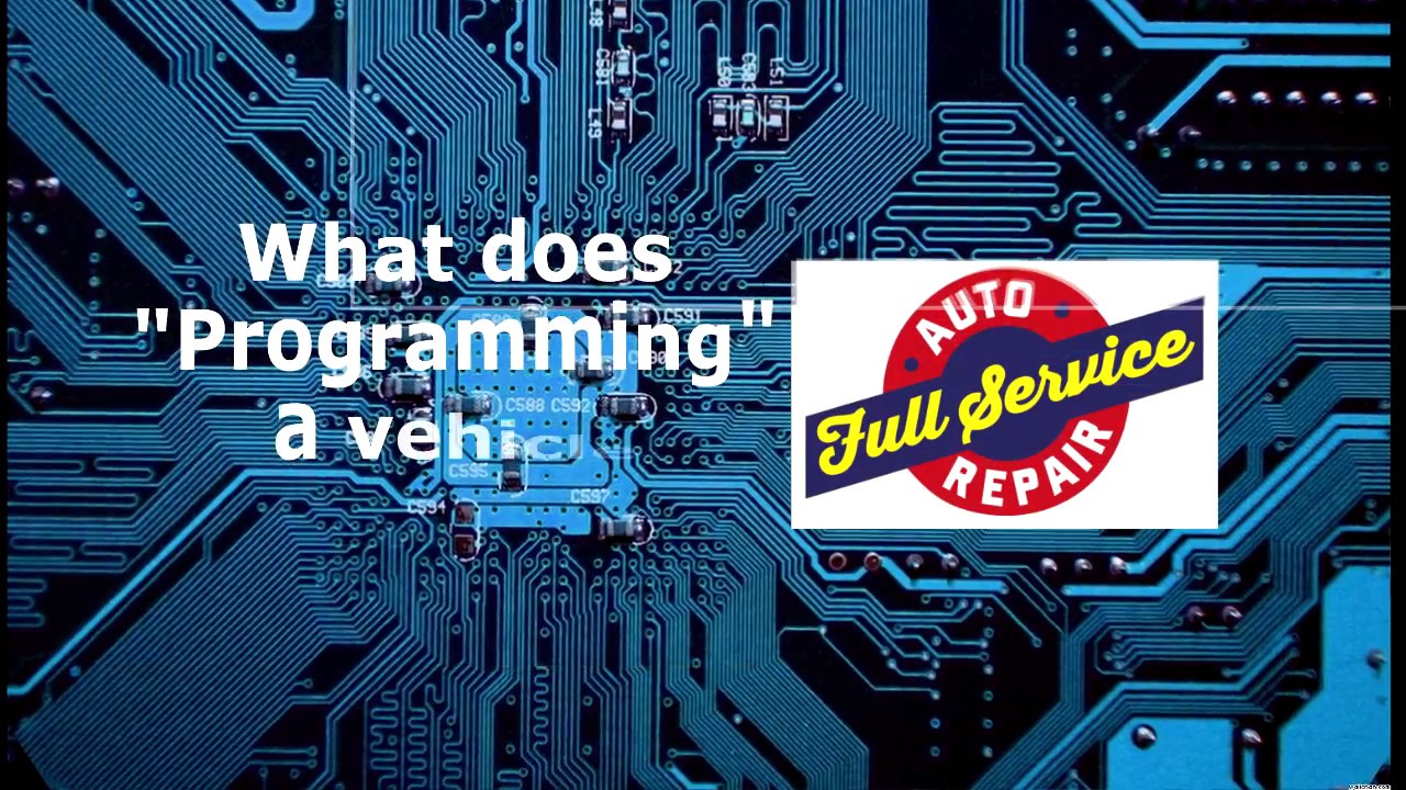 What does programming a vehicle mean?