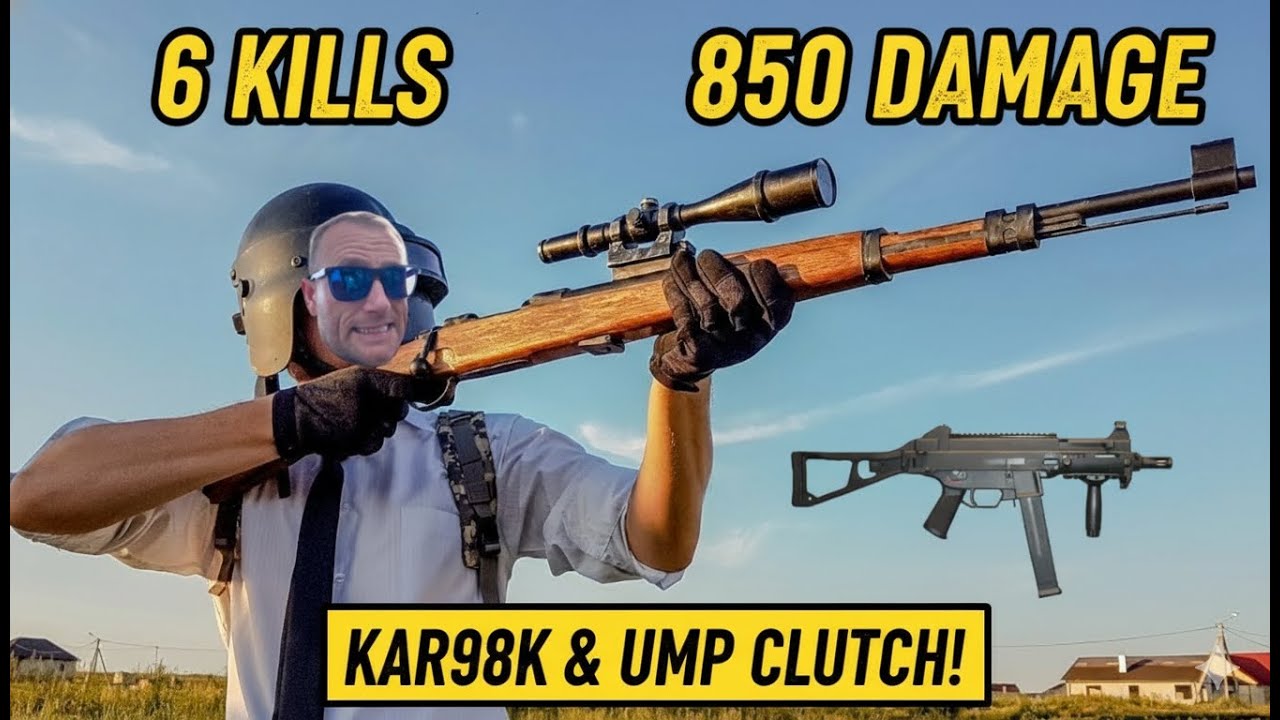 Kar98k + UMP = 6 Kills u. 850 Damage | Die ultimative Combo? 🎯🔥#pubg #gaming
