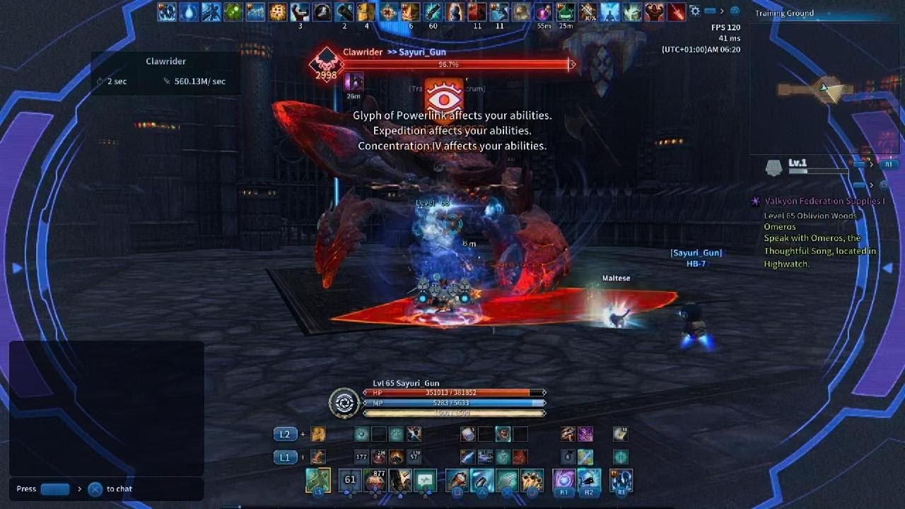 TERA gunner OP class balance