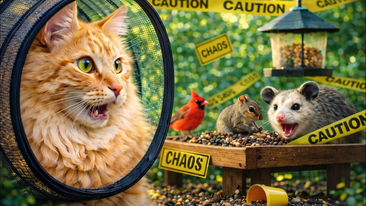 Rescue Cats React to Squirrel Chaos - LIVE from Florida