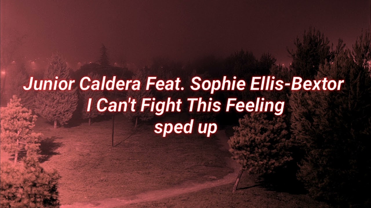 Junior Caldera Feat. Sophie Ellis-Bextor - I Can't Fight This Feeling (sped up)