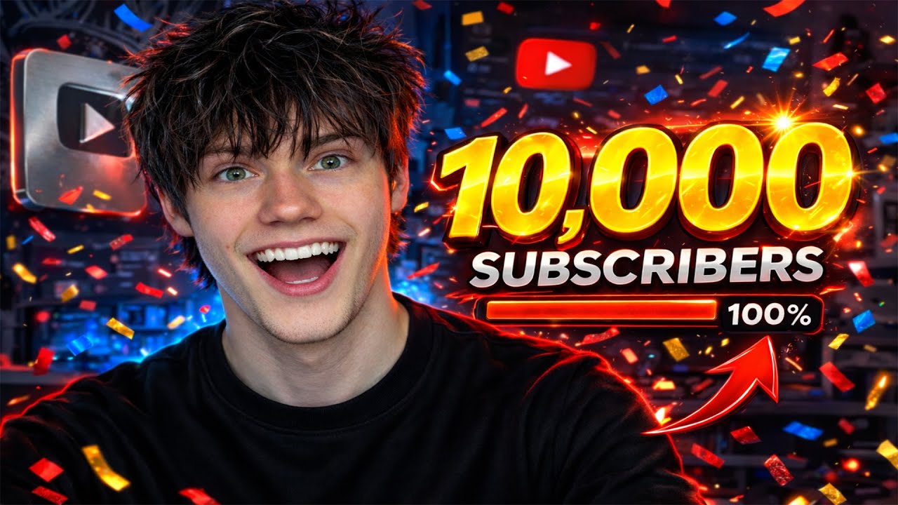 I HIT 10000 SUBSCRIBERS!!